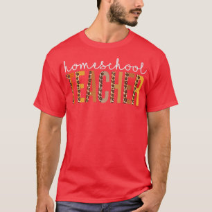 Schulleiter Leopard Herbst Herbst Thanksgivin T-Shirt