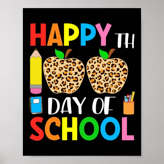 Schulleiter und Schüler 1 Poster (Vorne)