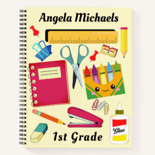 Schulmaterial für Schüler Notizbuch