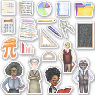 Schulmathematik Lehrer Stickers Aufkleber