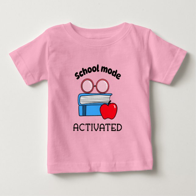 Schulmodus - Aktivierung des Schuleintritts Baby T-shirt (Vorderseite)