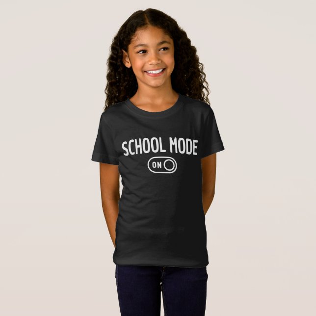 Schulmodus - Zurück zur Schule T-Shirt (Vorne ganz)