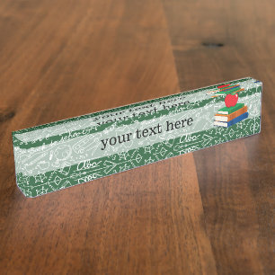 Schulmuster Namensplakette