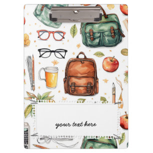 Schulmuster-Zwischenablage Klemmbrett