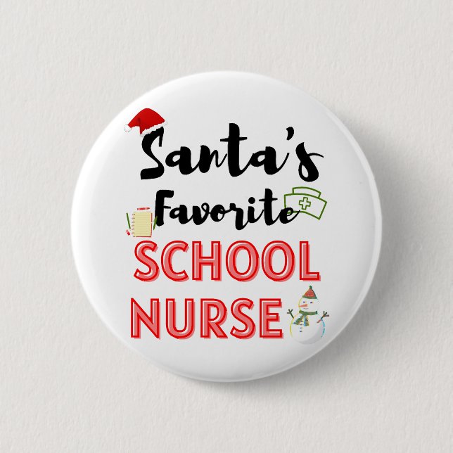 Schulnahrung Weihnachten Button (Vorderseite)