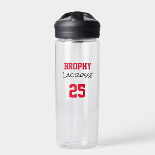 Schulname SPORT Player NUMMER Jahr Lacrosse Team Trinkflasche