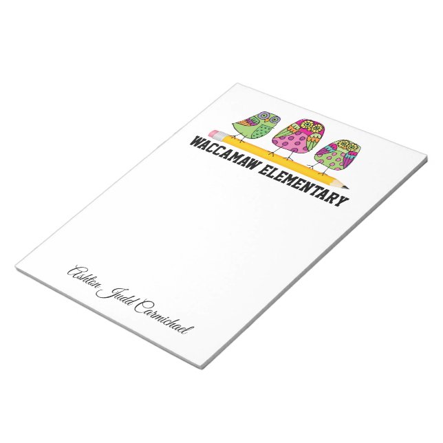 Schulnote Pad Large Notizblock (angewinkelt)