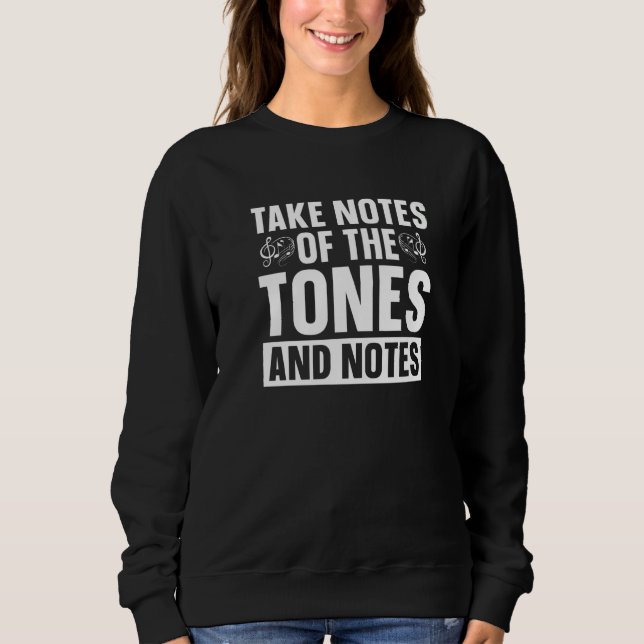 Schulnotizen Bildung Lehrer Musiklehrer Sweatshirt (Vorderseite)