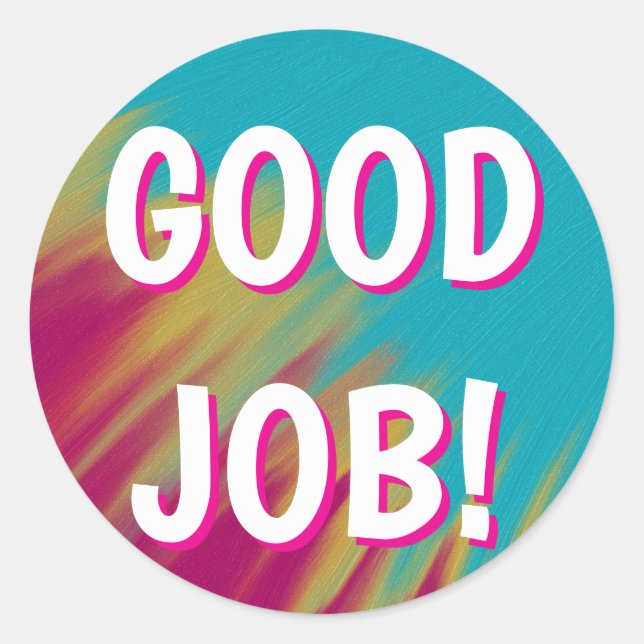 SCHULPREISE RUNDER AUFKLEBER (Vorderseite)