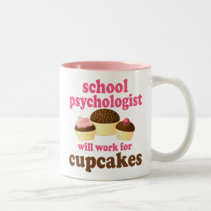 Schulpsychologe-(lustiges) Geschenk Zweifarbige Tasse