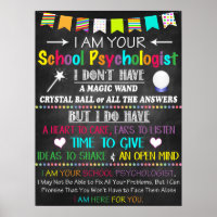 Schulpsychologe Office Decoster Poster