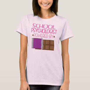 Schulpsychologe-Schokoladen-Geschenk für sie T-Shirt