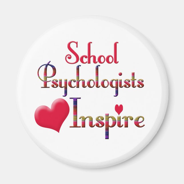 Schulpsychologen Inspiriert Magnet (Vorne)