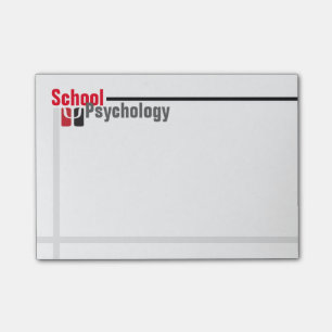 Schulpsychologie-scharfe und stilvolle post-it klebezettel