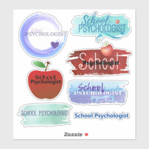 Schulpsychologin-Sammlung "Contour Sticker Collect