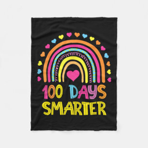 Schulregenbogen 100 Tage intelligenter Kindergarte Fleecedecke