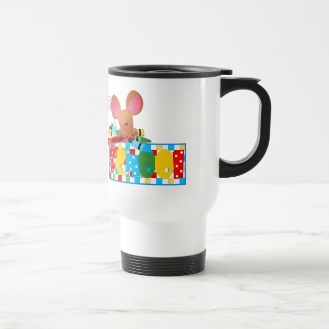 Schulreisende / Ringer-Tasse des Commute Reisebecher (Rechts)