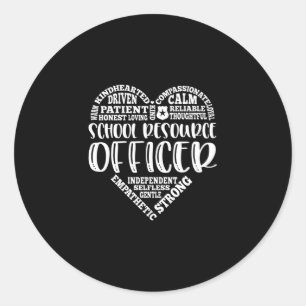 Schulressortbeauftragter, sro, security runder aufkleber