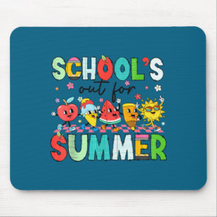 Schulschluss für den Sommer, der Sommer ruft Buch Mousepad