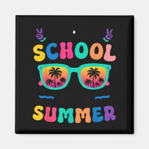 Schulschluss Für Den Sommer Letzter Schultag Lehre Magnet