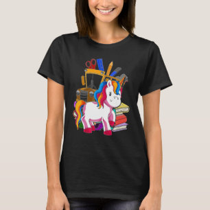 Schulschüler Fantasy-Tier Kinder Magisches Einhorn T-Shirt