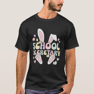 Schulsekretärin für Ostern Bunny School Sekretärin T-Shirt