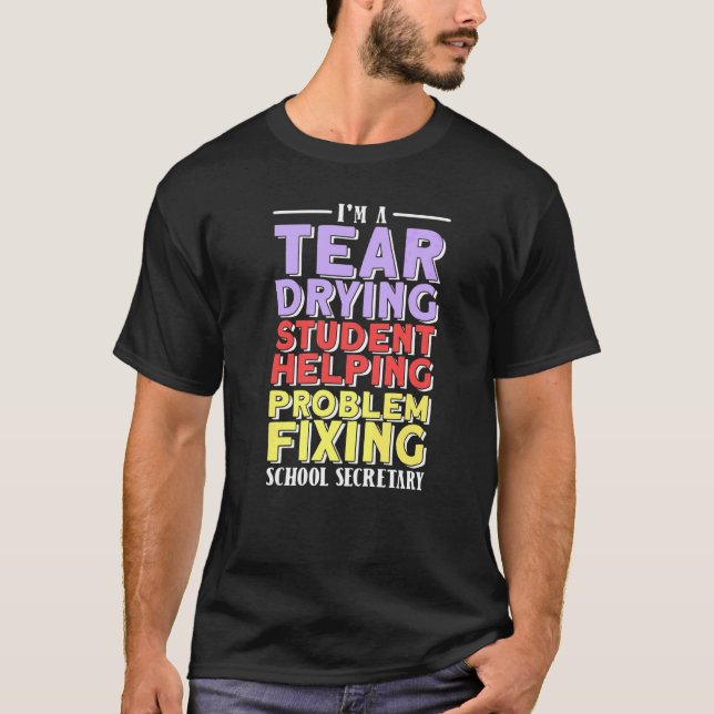Schulsekretärin T-Shirt (Vorderseite)