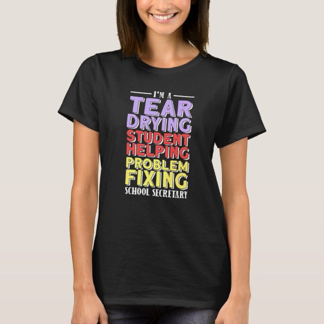 Schulsekretärin T-Shirt (Vorderseite)