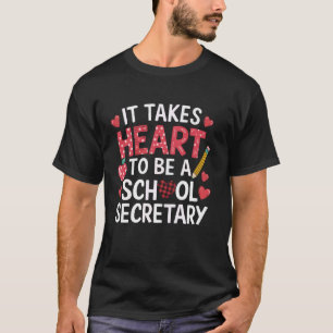 Schulsekretärin Zurück zur Schule Assistent Job Pr T-Shirt
