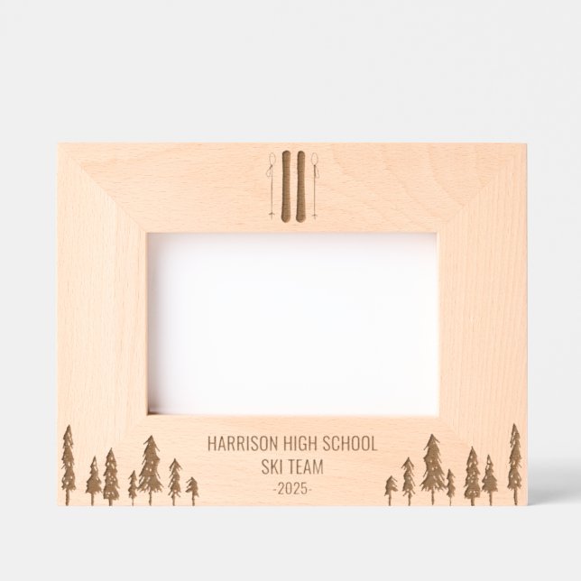 Schulskikteam Geätzte Rahmen (Vorderseite)