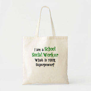 Schulsozialarbeiter Schule Tragetasche