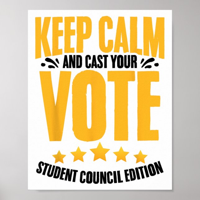 Schulsprecher Schulorganisation Cl Vor Poster (Vorne)