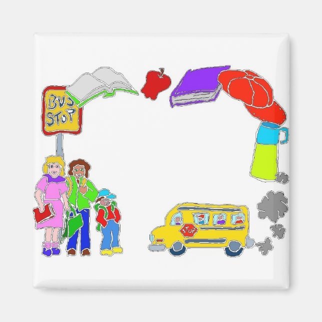 Schulsymbole Magnet (Vorne)