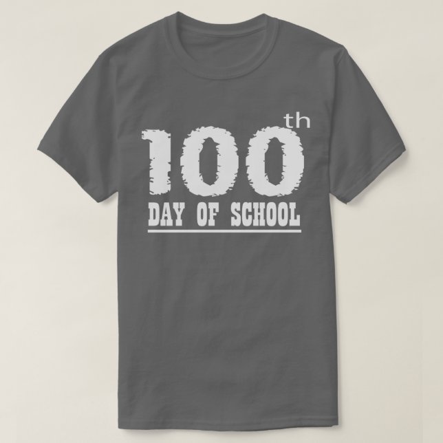 Schultag 100 T-Shirt (Design vorne)