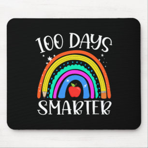 Schultag 100 Tage intelligenter Lehrer und Schüler Mousepad