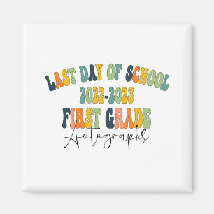 Schultag 1. Grade Autographs 2023 Magnet