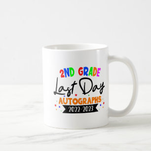 Schultag 2023 Abschluss der zweiten Klasse Kaffeetasse