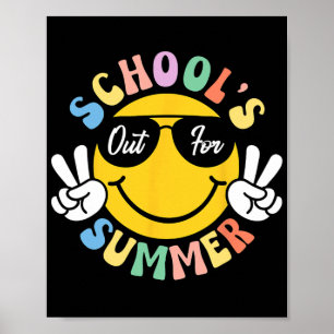 Schultag Abschluss Groovy Schulen für Su Poster