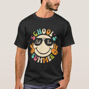 Schultag Abschluss Groovy Schulen für Su T-Shirt