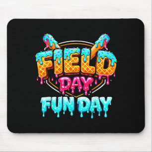 Schultag Baseball-Tropf-Spaßtag Eiscreme Schule Mousepad