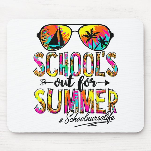 Schultag für Sommerschulkur Mousepad (Vorne)