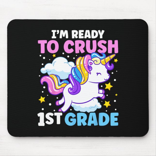 Schultag Ich bin bereit, das 1. Mousepad (Vorne)