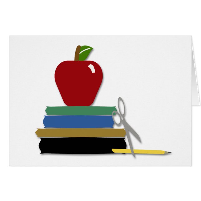 Schultag-Karte (Vorderseite (Horizontal))