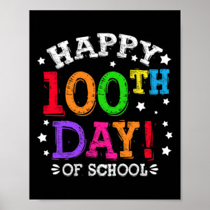 Schultag Kinder 100 Tage 7 Poster