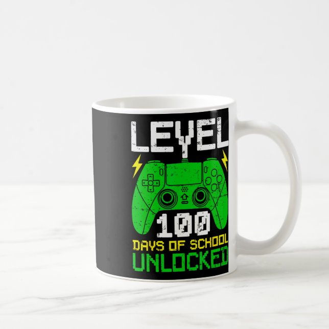 Schultag Mädchen Kinder 100 Tage Schule 1 Kaffeetasse (Rechts)