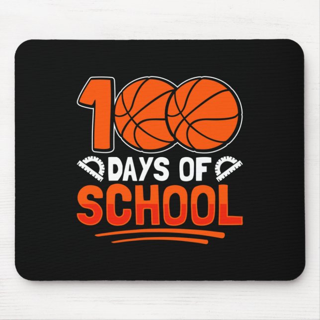 Schultage Basketball für Schüler Trainer Pe Te Mousepad (Vorne)