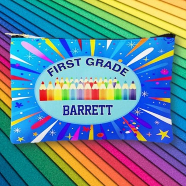 Schultage! Erste Stufe personalisiert Zubehörtasche (Von Creator hochgeladen)