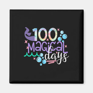Schultage Meerjungfrauen 100. Schultag W Magnet