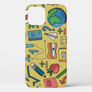 Schultage: Muster für Vintage Lieferungen Case-Mate iPhone Hülle