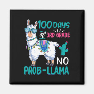Schultage Nr. Probllama Llama 3. Klasse Teache Magnet